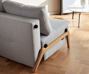 Canapea extensibilă Innovation Living Cubed Wood